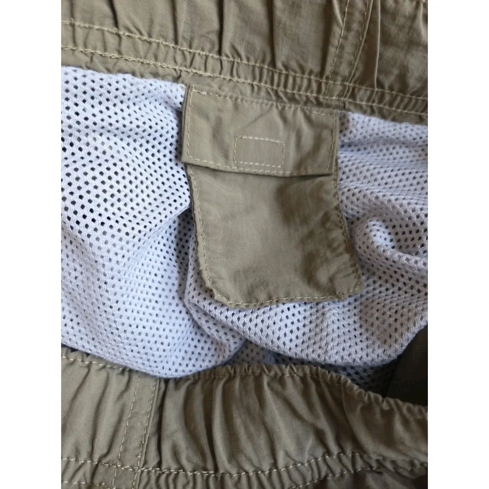 Columbia Belted Hiking Cargo Shorts Mesh Lined Men's Size Large Swim Lined - Picture 5 of 15
